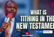 Dr Damina Abel Ministering on Tithing